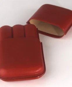 RyJ Etui Leder 3er, rot