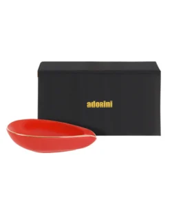 Adorini Keramik-Zigarrenaschenbecher, rot