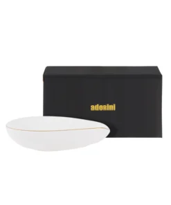 Adorini Keramik-Zigarrenaschenbecher weiß