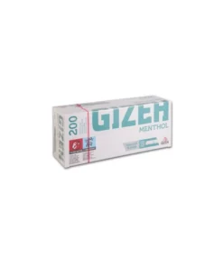 GIZEH Menthol Hülsen 200 Stück Packung