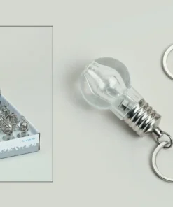 Schlüsselanhänger Bulb m. LED Licht
