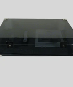 Zino Humidor Rauchglas verchromt gross 37×26,5x12cm