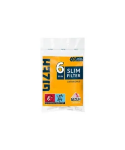 GIZEH Slim Filter Aktivkohle 6mm 120er
