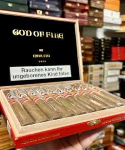 Arturo Fuente – God of Fire by Carlito – Double Robusto – 2023