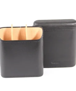 Adorini Cigar Case real leather 3-5 cig.black
