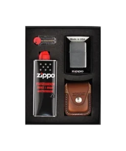 Zippo Geschenkset braun/Clip