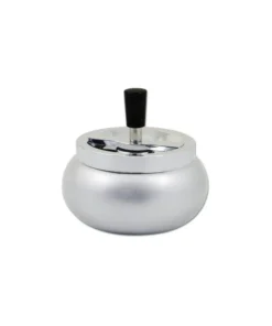 Schleuderascher chrom/silber 13cm