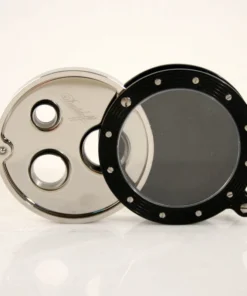 Davidoff Rund-Cutter Saphirglass verchromt schwarz