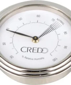 CREDO Hygrometer chrom Durchmesser 55mm