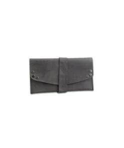Feinschnitttasche Leder Hunter schwarz