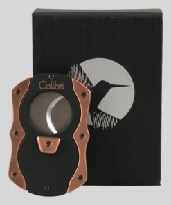 COLIBRI Cigarrenabschneider „Cut“ schwarz/rosegold 22mm