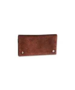Feinschnitttasche Wildleder braun