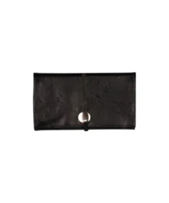 Feinschnitttasche Kunstleder schwarz