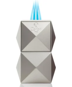 COLIBRI Tischfeuerzeug Quasar silber