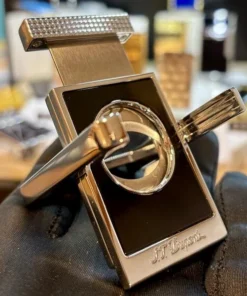 S.T. Dupont – Zigarrenschneider – Halter – schwarz chrom