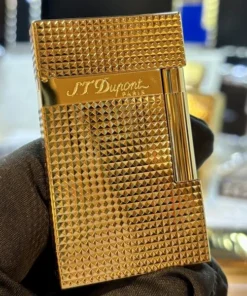 S.T. Dupont – Feuerzeug – Ligne 2 – Diamond Head – gold