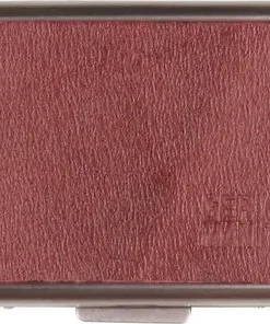 Edelstahl-Etui Echt Leder rot für 20 IQOS Heets