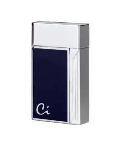 CASETI Feuerzeug Soleil chrom/blau