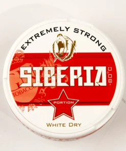 Kautabak Siberia 80°Degrees White Dry Slim Chew Bags 13g
