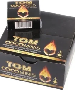 Wasserpfeifenkohle TOM COCOCHA GOLD Mini´s 9 Würfel
