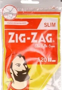 ZIG ZAG Drehfilter „Slim“ 6mm Inhalt 120 Filter