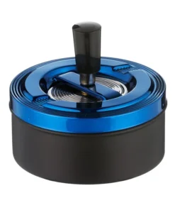 Schleuderascher schwarz/blau 11cm
