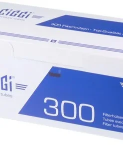 CIGGI „300“ Zigaretten Hülsen (4 Schachteln) 1/4