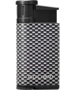 COLIBRI Feuerzeug Evo Carbondesign silber