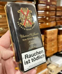 Arturo Fuente – Opus X – Perfecxion X – Short Churchill – Etui – 3 er Blechschachtel