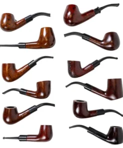 Pfeife „Mr. Pipe“ Walnussholz sort.9mm Bohrung,Kunststoff-MS