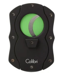 COLIBRI Zigarrenabschneider „Cut“ schwarz/grün 22mm