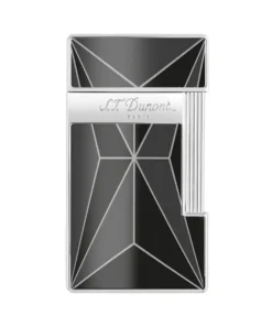 St.Dupont Feuerzeug Slimmy Schwarz/Chrom 028070