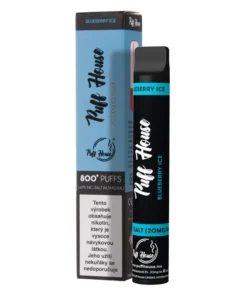E-Zigarette PUFF HOUSE BLUEBERRY ICE 800 Puffs