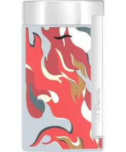 St.Dupont Feuerzeug Slim7 Camo Red/Chrome 0277551