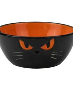 Windascher Keramik Angry Animal Katze schwarz