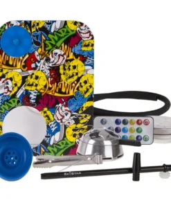 SHISTAR Outdoor Shisha „Flat“ Graffiti 1er