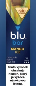 E-Zigarette BLU Bar 600 Puffs Mango ICE