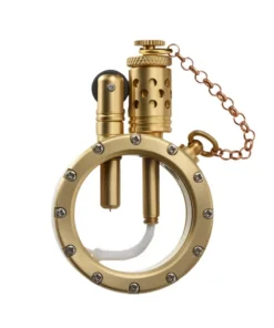Round – Taschenuhrfeuerzeug – Gold