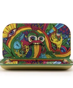 Euphoria Rolling Tray Set Magnetic Cover Vibrant 270x160mm