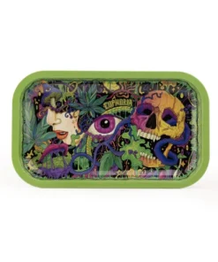 Euphoria Metal Rolling Tray Enchanting 180x140mm