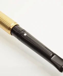 Dunhill Zigarettenspitze Kurz Längsstreifen gold