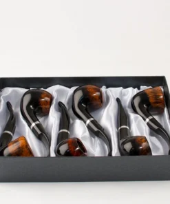 Pfeife PASSATORE „Capriccio“ schwarz/braun sortiert Acryl