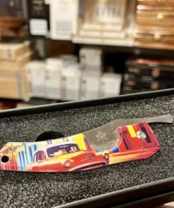 Les Fines Lames – Le Petit Lames – Oldtimer Dekor – Zigarrenmesser