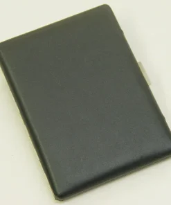 Pearl Zigarettenetui Leder schwarz – 1 seitig