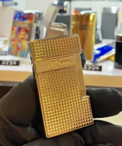 S.T. Dupont – Feuerzeug – Slimmy – Gold – Diamond Head
