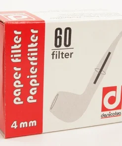 Denicotea Papierfilter 4mm / 60 Stück