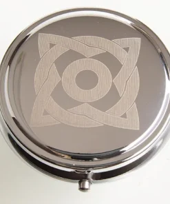 Taschenascher Laserart chrom poliert #6