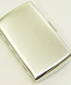 Pearl Zigarettenetui chrom gebürstet 12er