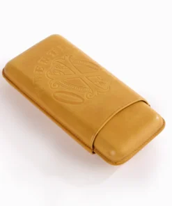 Fuente The OpusX Society OXS Spanischer Nabouk Leder Zigarrenetui El Camel Gelb