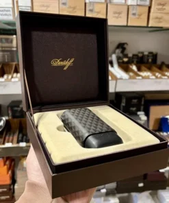 Davidoff – Zigarrenetui – Curing – Leder – R2 – schwarz